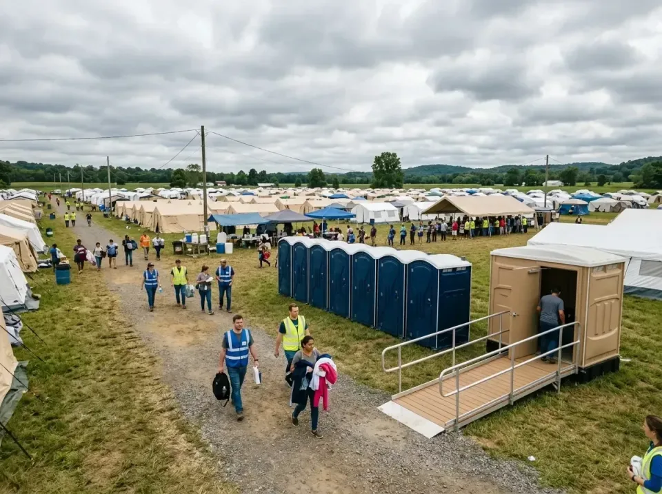 disaster-relief-camp-restrooms-010 — frequently asked questions, Dumpster & Portable Bathrooms Rental in Raytown, MO